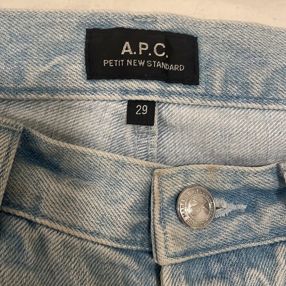 A.P.C. button fly jeans, size 29 - Picture 2 of 14